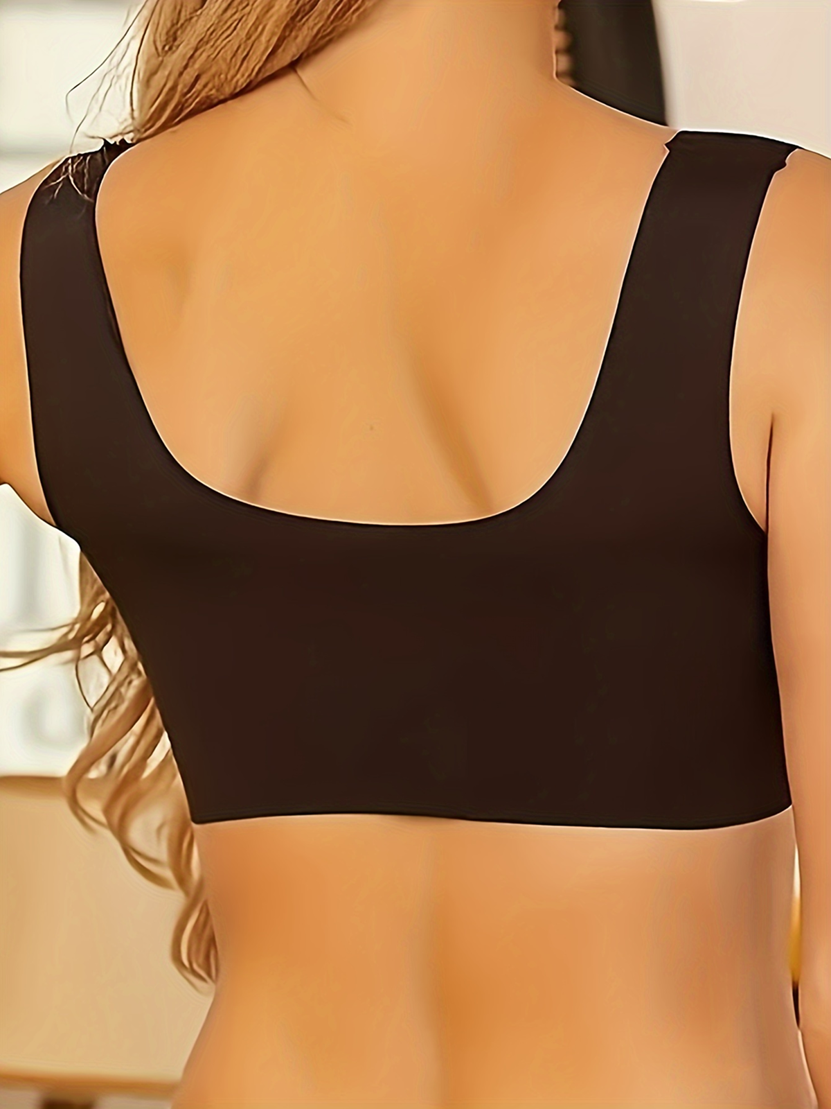 Women's Wireless Comfort Bra - Breathable Gathered Support Underwear